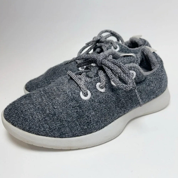 Allbirds Grey Wool Low Top  Runner Shoes - Picture 4 of 11